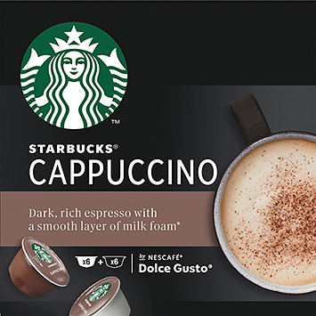 Starbucks Cápsulas de café Dolce Gusto Capuccino 120g