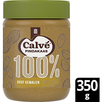 Calvé Manteiga de amendoim 100% moída grosseiramente 350g