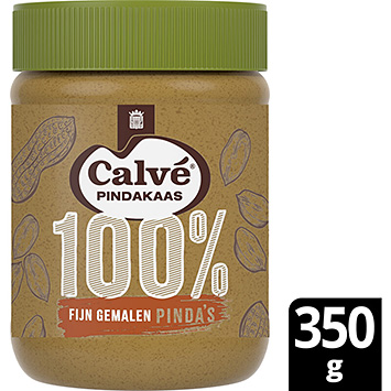 Calvé 100% finmalet jordnötter jordnötssmör 350g