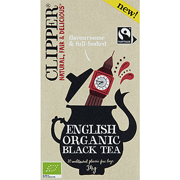 Clipper Chá preto orgânico inglês 34g