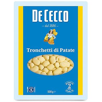 De Cecco Pasta tronchetti con patata 500g