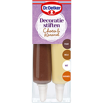 Dr. Oetker Dekorationsmarkører chokolade & karamel 50g