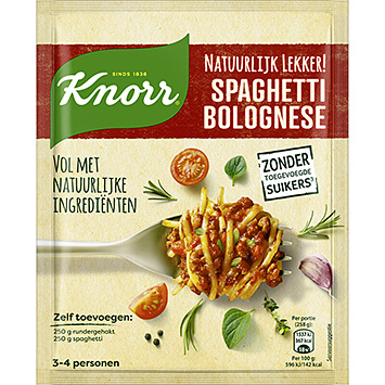Knorr Natuurlijk lekker spaghetti bolognese 43g
