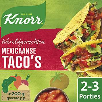 Knorr Plats du monde tacos Mexicains 139g