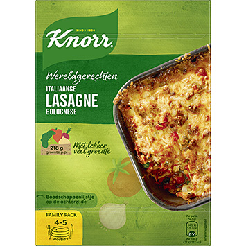 Knorr Plato mundial lasaña Italiana 365g