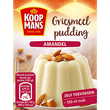 Koopmans Almond-flavoured semolina pudding 85g