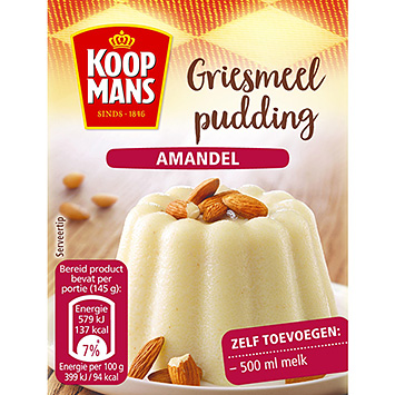 Koopmans Semuljebudding med mandelsmag 85g