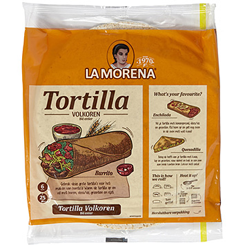 La Morena Tortilla wraps 370g