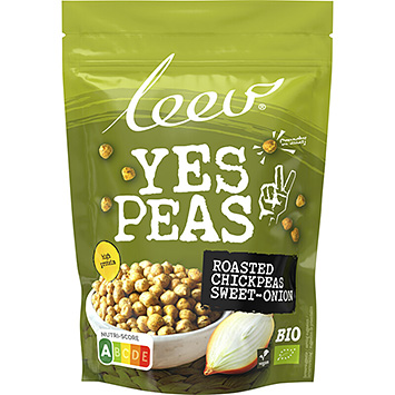Leev Yes peas, garbanzos asados cebolla dulce 90g
