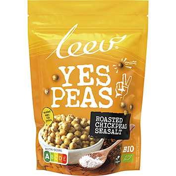 Leev Yes peas, rostade kikärter havssalt 90g