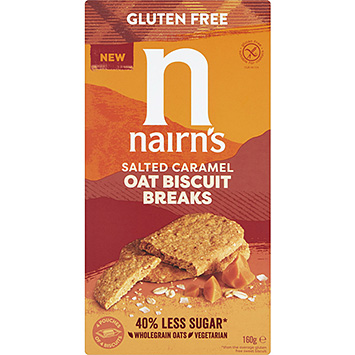 Nairn's Salted caramel oat biscuit breaks 160g