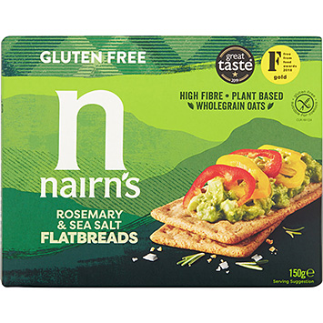 Nairn's Pain plat au romarin et au sel de mer 150g