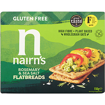 Nairn's Fladenbrot mit Rosmarin und Meersalz 150g