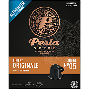 Perla Superiore Fineste originale lungo kaffekapsler 100g