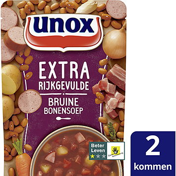 Unox Ricca zuppa di fagioli marroni 570ml