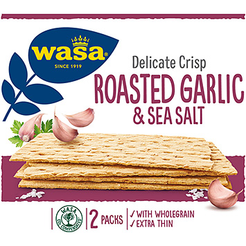 Wasa Délicat ail rôti croustillant et sel de mer 190g