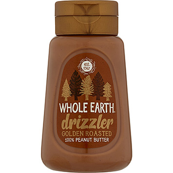 Whole Earth Drizzler gyllene rostat jordnötssmör 320g