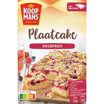 Koopmans Red fruit sheet cake 450g