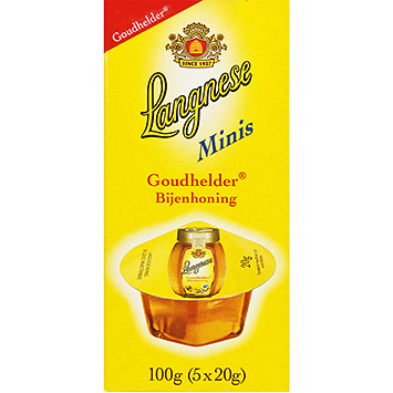 Langnese Golden clear bee honey minis 100g