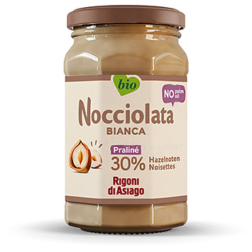 Nocciolata Bianca hazelnut spread without palm oil 325g