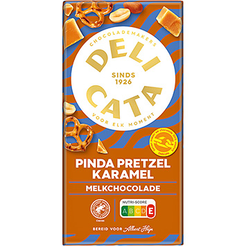 Delicata Cacahuète bretzel caramel chocolat au lait 150g