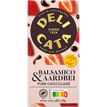 Delicata Dark chocolate strawberry balsamic 90g