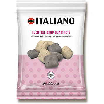 Italiano Fluffy liquorice quattro's 140g