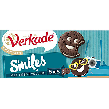 Verkade Smiles fourrés à la crème 190g