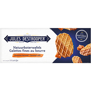 Jules Destrooper Naturbutterwaffeln gesalzenes Karamel 100g