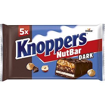 Knoppers Nutbar dark 5-pack 200g