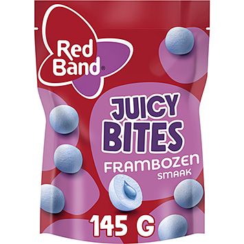 Red Band Juicy bites frambozensmaak 145g