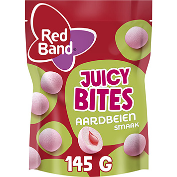 Red Band Juicy bites strawberry flavour 145g