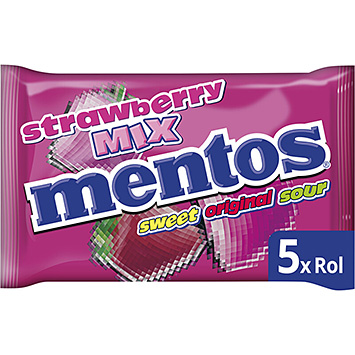 Mentos Strawberry Mix 5er-Pack 38g