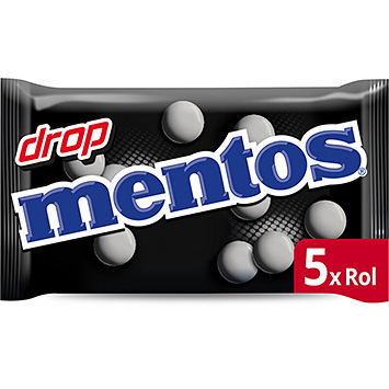 Mentos Liquorice 5-pack 38g