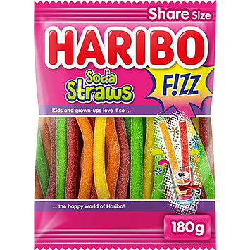 Haribo Soda straws f!zz 180g