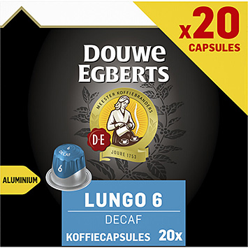 Douwe Egberts Lungo decaf capsules value pack 104g
