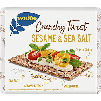 Wasa Crunchy twist sesame & sea salt 245g