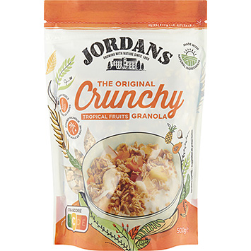 Jordans Crunchy tropical fruits granola 500g