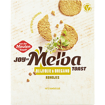 Van der Meulen Melba toast olive oil & oregano rounds 90g