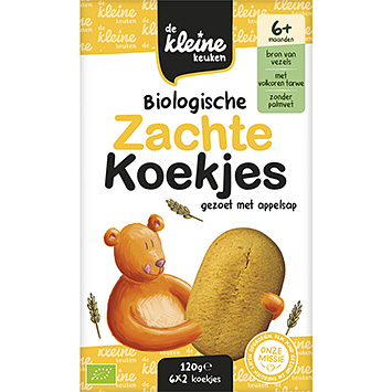De Kleine Keuken Ekologiska mjuka kakor 6+ mån 120g