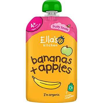 Ella's kitchen Bananas + apples 4mån+ 120g
