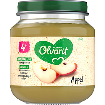 Olvarit Apple 4+ mth 125g