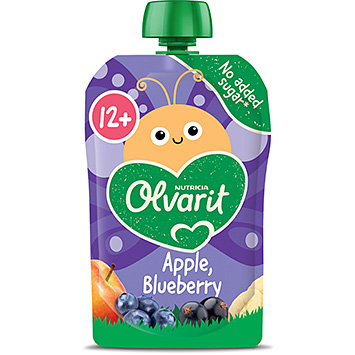 Olvarit Quetschobst 12+ Mon Apfel Blaubeere 100g