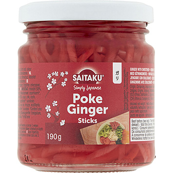Saitaku Poke ginger sticks 190g