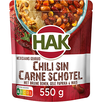 Hak Chili sin carne schotel 550g