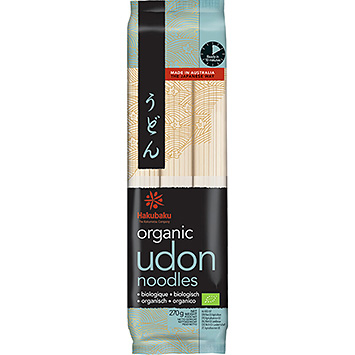 Hakubaku Organic udon noodles 270g