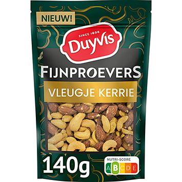 Duyvis Connoisseur curry cashew & almond 140g