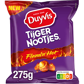 Duyvis Tigernødder flamin hot 275g