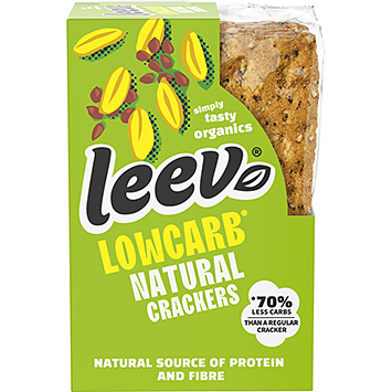 Leev Lowcarb crackers naturel 80g