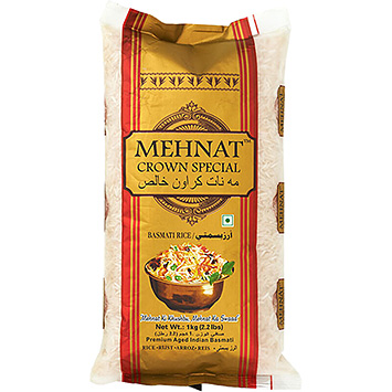 Mehnat Arroz basmati 1000g